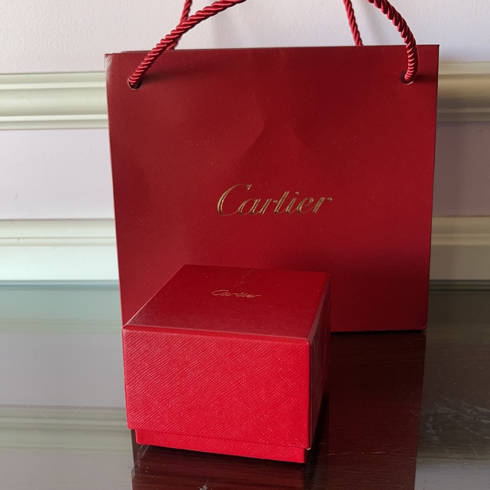 Cartier shopping bag & ring box - Picture 8 of 8